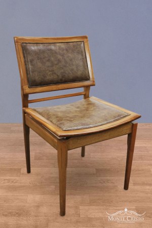 Cadeira Oscar natural assento tecido e encosto tecido